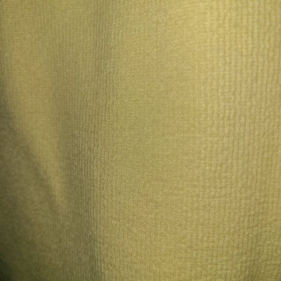 VTG NWT Prairie Natural Cotton Crop Pants Crop Wide Leg Drawstring  M Yellow - Picture 5 of 5